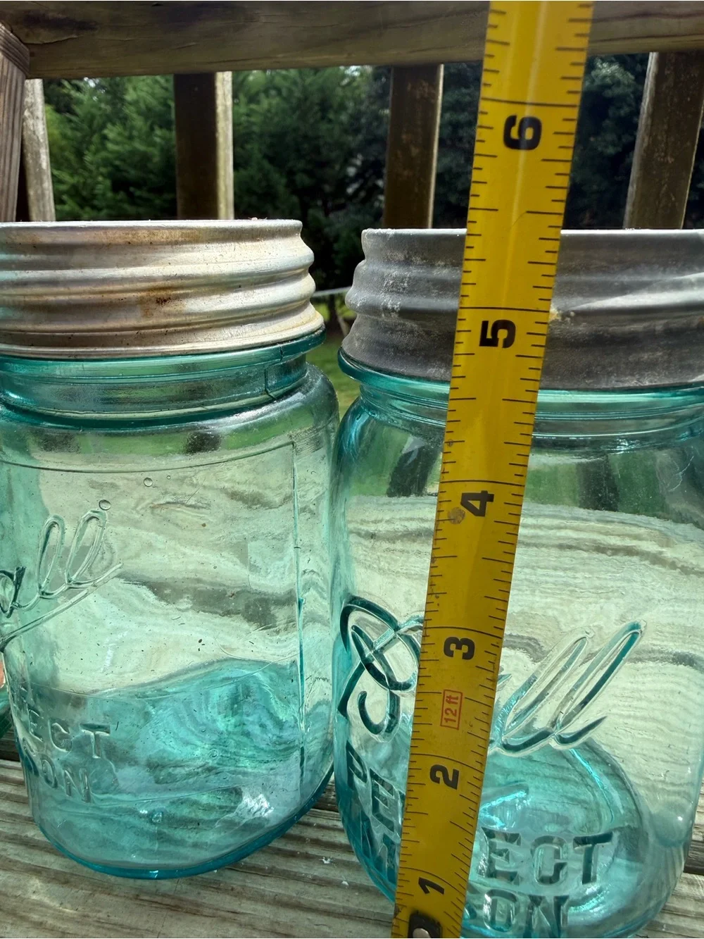 Ball Aqua Glass Mason Jar Collection - Set of 4